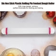 thumbnail image 2 of 9 Inches Rolling Pin Fondant Dough Roller Non Stick Plastic Rolling Pin Sugar Fondant Cake Roller Baking Tool, 2 of 9