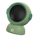 thumbnail image 2 of Calentador de ventilador portátil Calentamiento rápido de bajo ruido Mini calentador de espacio Enchufe de la UE 220 V para escritorio de oficina Verde, 2 of 15