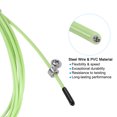 thumbnail image 4 of Uxcell 10Ft Speed Jump Rope Replacement Cable 2.5mm Professional Skipping Rope Steel Wire Light Green 2 Pack, 4 of 6