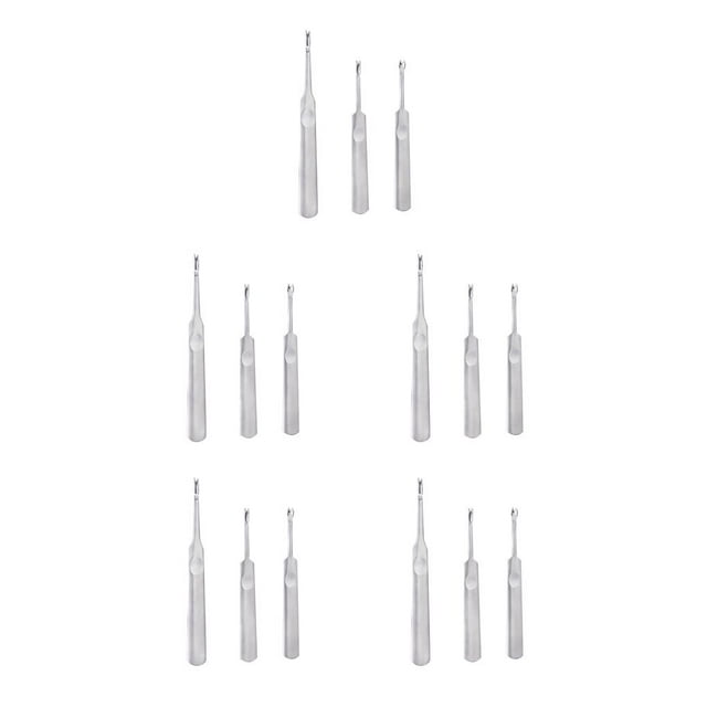 Inteprter 3 Pieces/Set Leather Edge Beveler Groovers Grooving V Tool Leathers U Accessories Tools Crafting Handicraft DIY Handtool Shape Type2 NO2