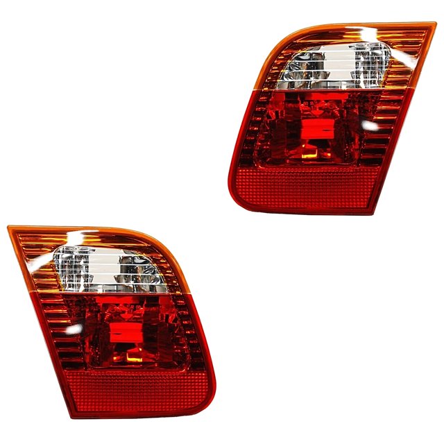 Par de Calaveras Serie 3 2002 A 2005 Bmw Int Ámbar/Roja/Blanca TYC .