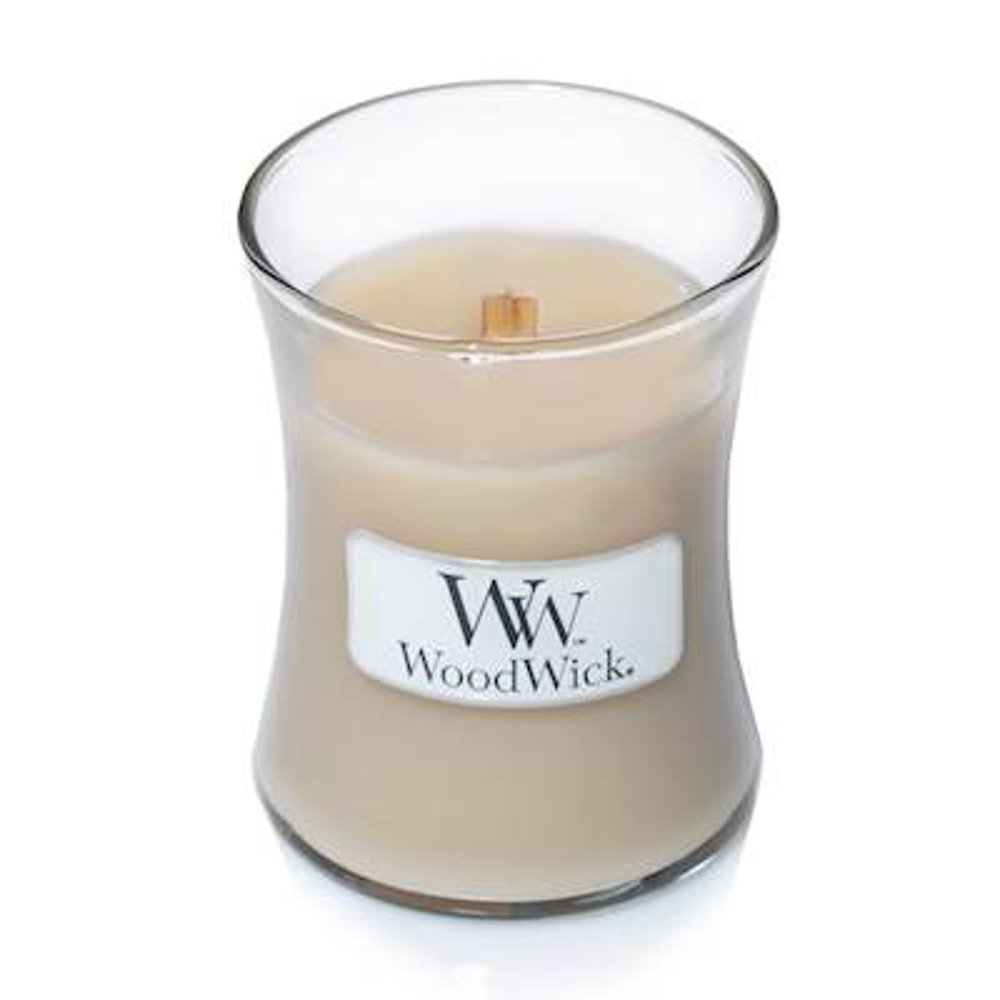 AT THE BEACH WoodWick Mini Hourglass Scented Jar Candle