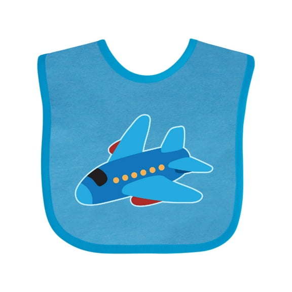 Inktastic Jet Airplane Childs Plane Boys or Girls Baby Bib