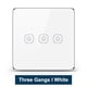 thumbnail image 1 of Tuya ZigBee Light Smart Switch Home Office Control táctil inalámbrico Interruptor de lámpara WiFi Panel de control inteligente, Blanco, 3 bandas Scienceny EL001893-03B, 1 of 2