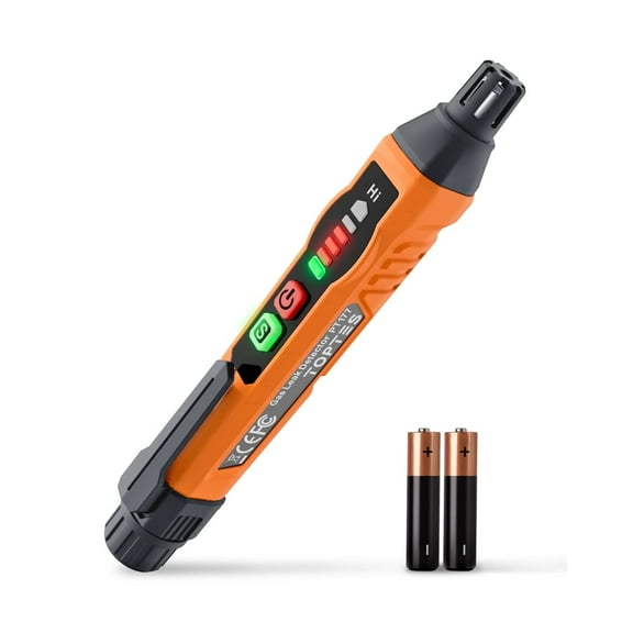 TOPTES PT177 Portable Natural Gas Leak Detector with Audible and Visual Alarm, Gas Leak Security Detection Detector  for Home