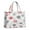 White Christmas Snowflake, variant on Large Capacity Tote Bag,White Christmas Star and Gift Pattern Handbag Fashion Luxury Tote Bag,15.7"x13"x 5.1" Inches,Laptop Compatible