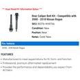 thumbnail image 2 of Rear Caliper Bolt Kit - Compatible with 2008 - 2018 Nissan Rogue - AC Delco, 2 of 2