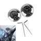 thumbnail image 4 of Termómetro de Temperatura Del Reloj Del Manillar 3x7 / 8 "-1" para Harley Yamaha Sunnimix Temperatura del reloj del manillar, 4 of 8