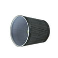 thumbnail image 4 of Aspen Creative 32831-2 Small Hardback Empire Shape Chandelier Clip-On Lamp Shade Set (2 Pack), Transitional Design in Grey & Black, 5" bottom width (4" x 5" x 5"), 4 of 7