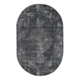 thumbnail image 2 of Unique Loom Portland Collection Area Rug - Woodburn (5' 3" x 8' Oval Blue/Ivory), 2 of 10
