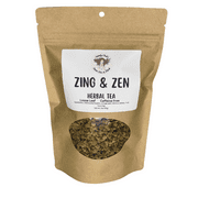 Zing & Zen Loose Leaf Citrus Flavored Chamomile Herbal Tea, Caffeine Free, 3oz Pouch, Witchy Pooh's