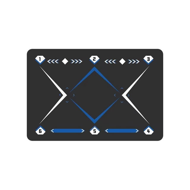 Alfombrilla de entrenamiento para pasos de fútbol, accesorios auxiliares silenciosos para regatear, entrenador de fútbol, alfombrilla de ayuda para entrenamiento de fútbol con control