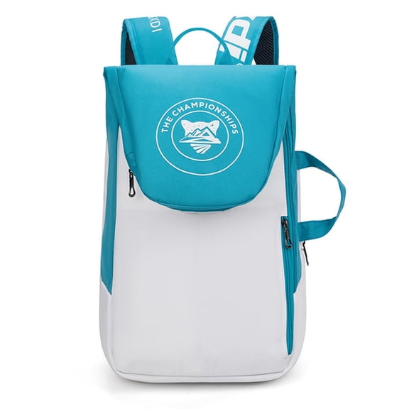 Folding Tennis Backpack with Separate Shoe Pouches Badminton 2-Rackets Tennis Handbag Adjustable Sports Racquet Bags