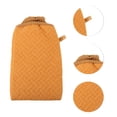 thumbnail image 3 of Unique Bargains Gloves Bath Towel for bathroom 14x24cm 1 Pc Turmeric, 3 of 6