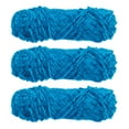 thumbnail image 1 of Unique Bargains Fil Chenille Polyester Bleu Lac, 3 Écheveaux, 1 of 7