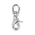 thumbnail image 3 of Trigger Snap Hook, Swivel Clasps Lanyard Snap Hook 360 Rotation Anti Rust  for Keychain for Dog Leash for DIY Bags, 3 of 7