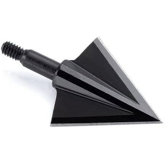 VPA 2 Blade 1 1/8", 1 1/4" Broadheads 3 Pack Carbon Tool Steel 100 125 150 175 200 250 300 Hunting Broadheads for Compound, Crossbow, and Traditional Bows