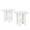 thumbnail image 2 of Furinno Simple Design End Table, White, Set of 2, 2 of 6