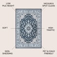 thumbnail image 4 of JONATHAN Y MODERN PERSIAN 5 x 8 Area Rug, Palmette Floral - Navy/Blue, MDP503D-5, 4 of 9