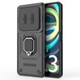 thumbnail image 2 of Funda para Xiaomi Redmi A3 con anillo deslizante para cámara, soporte para teléfono, carcasa de PC y TPU, 2 of 5