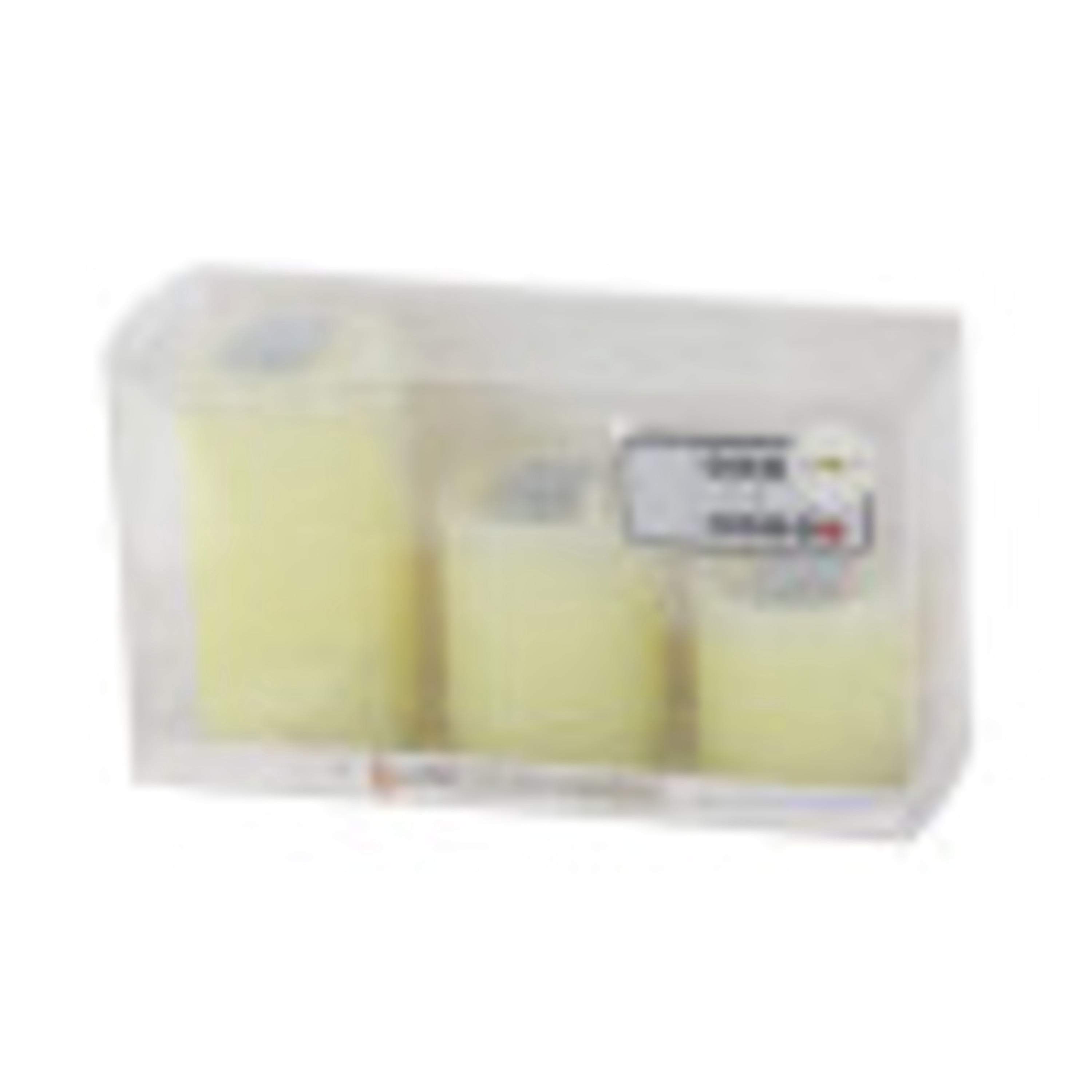 DecMode Cream Wax Textured Indoor Outdoor Flameless Candle with Remote Control, Set of 3 6", 4", 3"H
