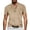 Khaki, variant on Men's Henley Short Sleeve Shirt Moisture Wicking Lightweight Cotton T-Shirts Casual Summer Basic Tee Shirt with Pocket Size M-3XL Navy