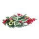thumbnail image 4 of Olive Green Christmas Artificial Wreath For Wall Or Door Hanging 30x30cm 1Set, 4 of 5