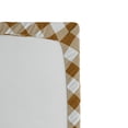 thumbnail image 2 of Ambesonne Brown Fitted Sheet, Cloth Pattern Geometric, Full Size, Caramel White, 2 of 2
