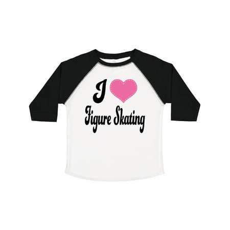 

Inktastic I Love Figure Skating Gift Toddler Toddler Girl T-Shirt