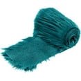 thumbnail image 5 of FabricLA Shaggy Faux Fur Roll - Acrylic Fabric 4" X 60" Inches Rolls Of Fur - Artificial Fur Material - Use Faux Fur Piece For Crafts, DIY, Hobby, Costume Design, Decoration - Dk Turquoise, 5 of 10