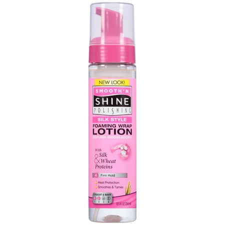 Smooth 'N Shine Silk Style Foam Wrap Hair Lotion, 8.5 (Best Foam Wrap Lotion For Relaxed Hair)