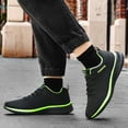 thumbnail image 5 of Men's Sneakers Breathable Knit Mesh Running Shoes with Soft Sole and Lace Up Closure for Casual Wear, 5 of 9