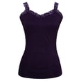 thumbnail image 1 of Camisoles à Dentelle pour Femmes - Violet, 1 of 2