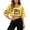 A-Yellow57, variant on Yuanlong Women's Cropped Tshirts V Neck Short Sleeve Number Print Casual Tees Loose Fit Everyday Streetwear Sports Tee Shirts