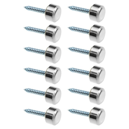 

12pcs Multi-use Glass Fixing Nail Mirror Advertising Nails Glass Screw Nails