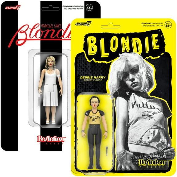Blondie Super7 Punk-Rocker Debbie Harry Parallel & Vultures Reaction Figures NM