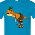 thumbnail image 4 of Inktastic T-rex King of Oktoberfest T-Shirt, 4 of 5