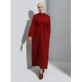 thumbnail image 3 of Burgundy - Modest Dress - Refka, 3 of 5