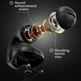 thumbnail image 5 of XEOVHVLJ Clearance Ear-Clip Wireless Headphones Bluetooth 5.3, Wireless Open Ear Clip On Headphone,Waterproof Mini Sport Running Earring Earphone, Noise Cancelling, 5 of 9