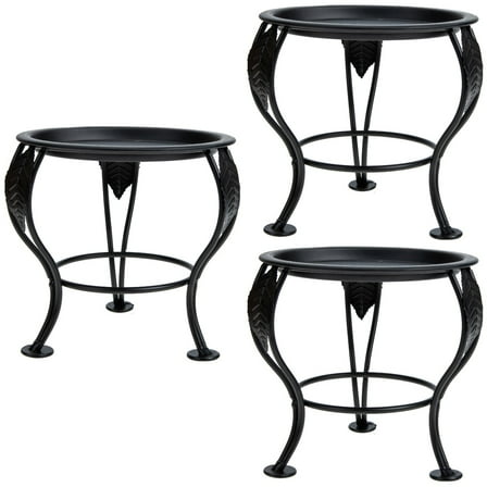 3 Count Plant Stand Indoor Plants Tripod Wrought Iron Flower
