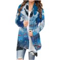 thumbnail image 1 of LOVZFMLL Cardigan pour Femmes Mode Halloween Imprimé Cardigan à Manches Longues Veste, 1 of 5
