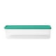 thumbnail image 1 of Contenedor apilable para almacenar alimentos en el refrigerador con tapa hermética | Caja de plástico transparente para conservar la frescura de frutas y verduras | Incluye marcas de medición y, 1 of 6