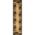 thumbnail image 1 of Unique Loom Barnyard Rooster Design Area Rug 2' x 8' Runner Ivory/Olive, 1 of 1