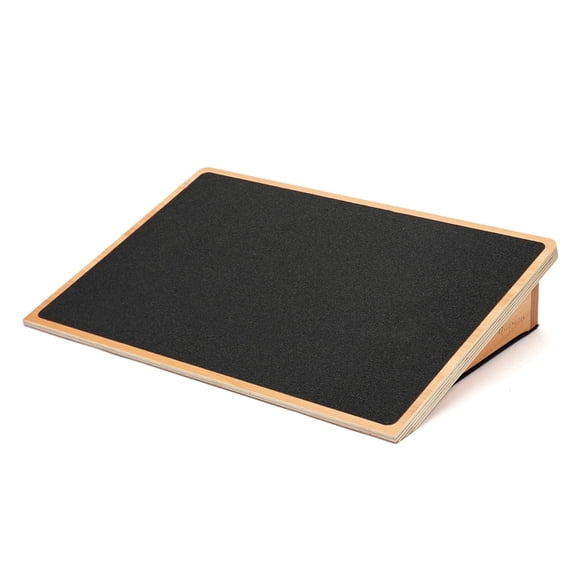 StrongTek Non-Slip Wooden Incline Board for Squats and Stretching, 1000 lbs, Fixed 25°