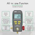 thumbnail image 6 of Refrigeration Digital Manifold Gauge HVAC Vacuum Pressure Gauge Air Conditioning Maintenance Diagnostic Tool Freon Temperature Tester R410a R134a Refrigerants Kit, DY518, 6 of 14