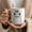 Black/White, variant on Halloween Nope Cat Mug Grumpy-Looking Ghost/Pumpkin Kitty, Funny Spooky Season Cat Lover Gift