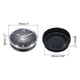 thumbnail image 2 of Reloj de baño a prueba de agua, funciona con batería, reloj de pared con ventosa negra, negro, 2 of 7