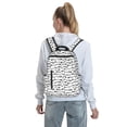 thumbnail image 5 of Yiaed Fish Bones Print Lightweight Backpack Travel Backpacks Hiking Daypack for Women Men, 5 of 5