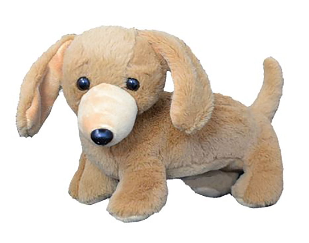 Make Your Own Stuffed Animal Cuddly Soft Weiner the Dachshund 8 inch Kit.  No Sewing Required 