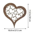 thumbnail image 5 of KCAHPAN Decorative Rusted Heart Statue Stake for Porch and Garden Parterre Use, 5 of 11